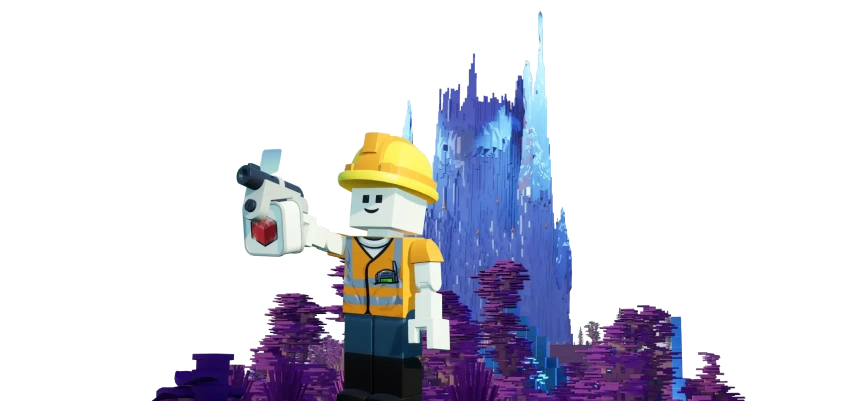 An image of a Brickadia player