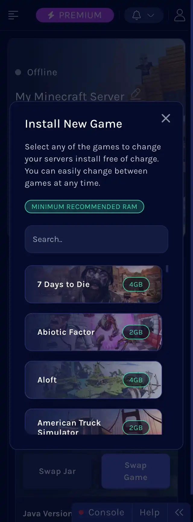 game-swapping Mobile Image