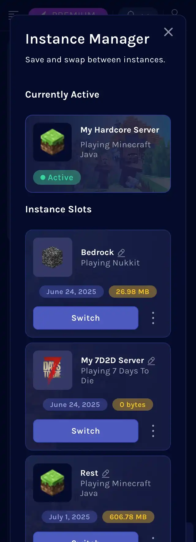 instance-manager Mobile Image