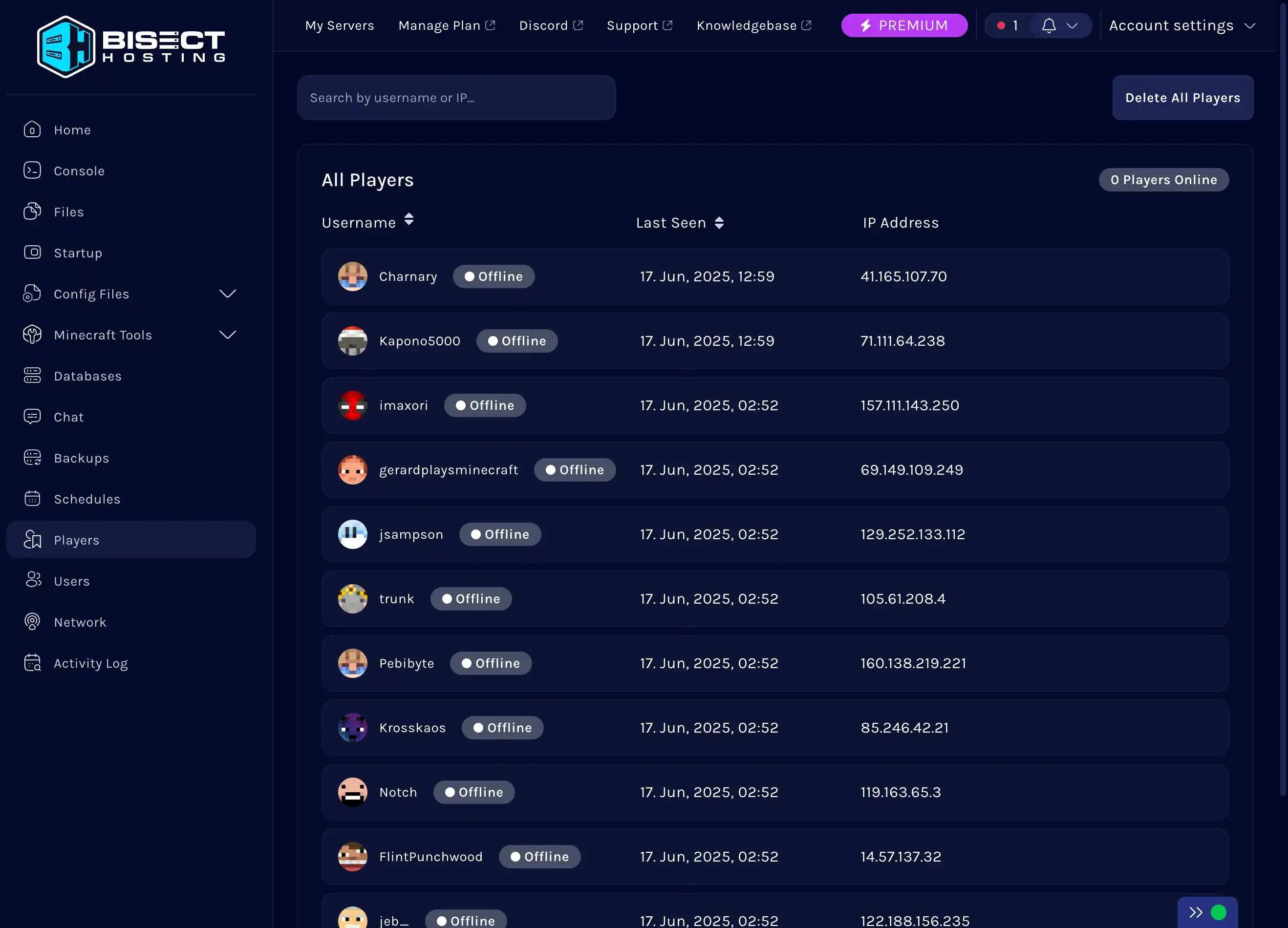 player-management Desktop Image