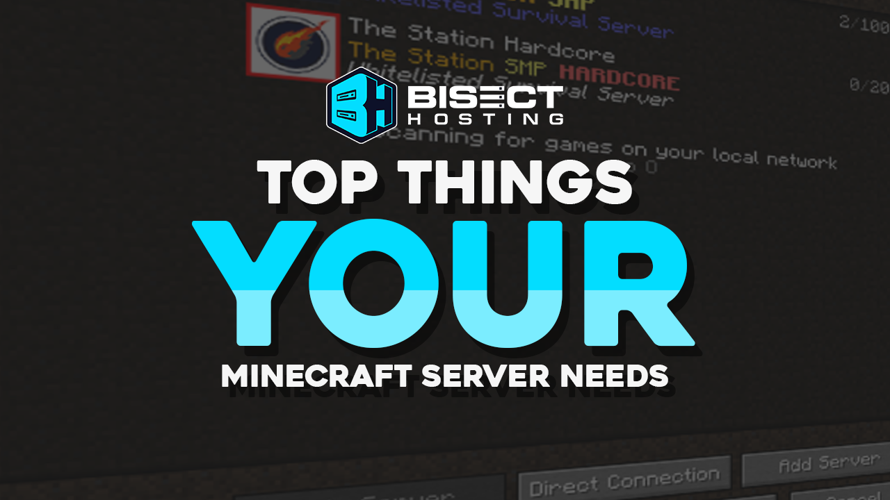 Top 5 Things Your Minecraft Server Needs