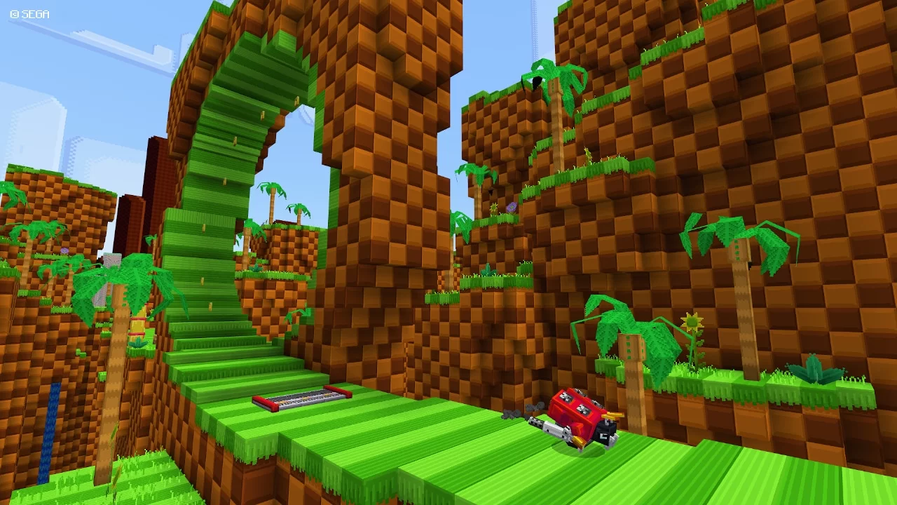 Minecraft Sonic the Hedgehog DLC Arrives to Celebrate 30th Year