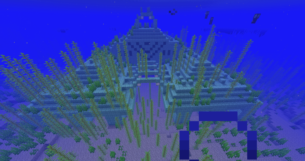 Ocean Monument at the bottom of the sea
