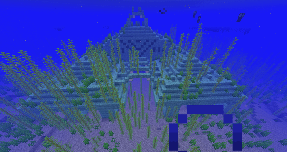 Ocean Monument at the bottom of the sea