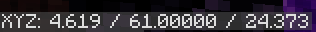 F3 Coordinates