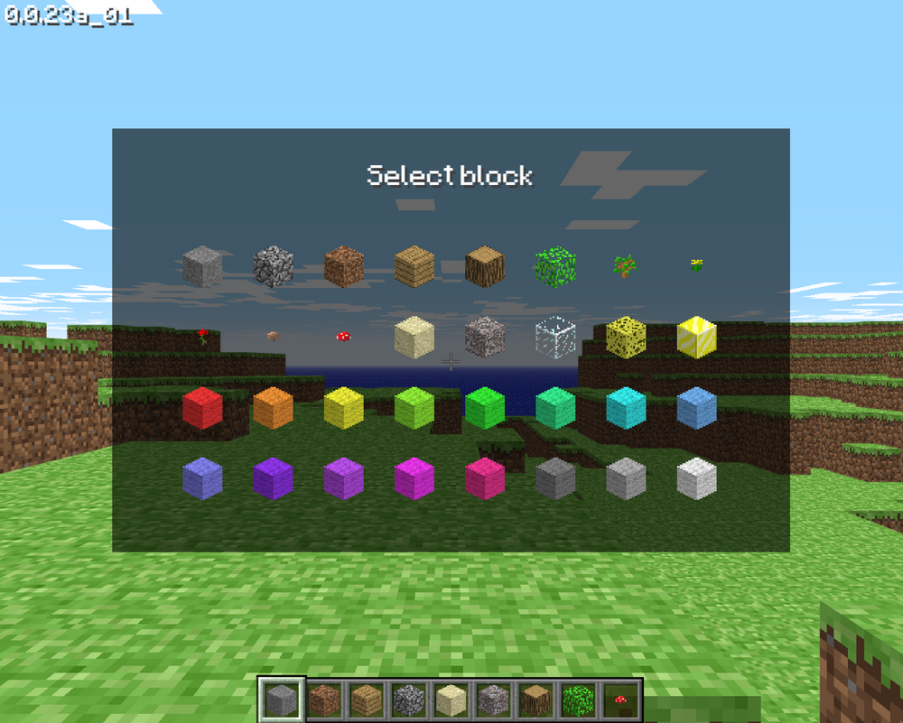 Minecraft Browser Edition Blocks