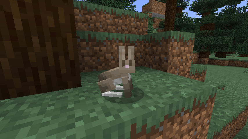 Minecraft Screenshot: Easter Build Guides Bunny