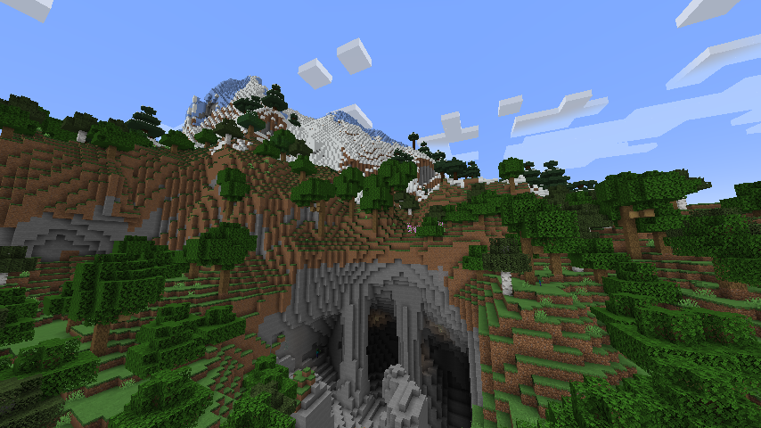 Snow Mountain and Cave