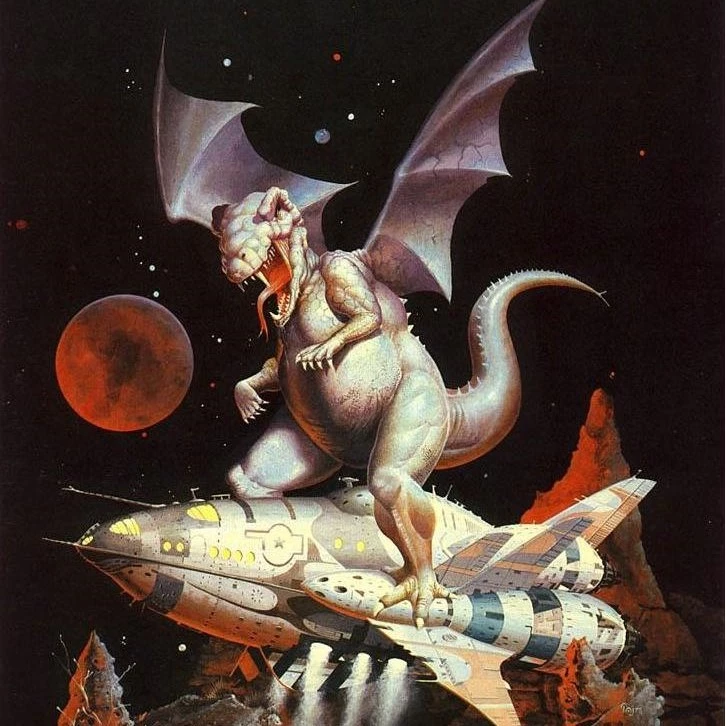 Dungeons, Dragons, and Space Shuttles Logo
