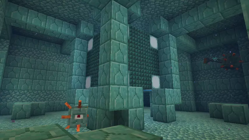 Minecraft Screenshot: Ocean Monument Treasury