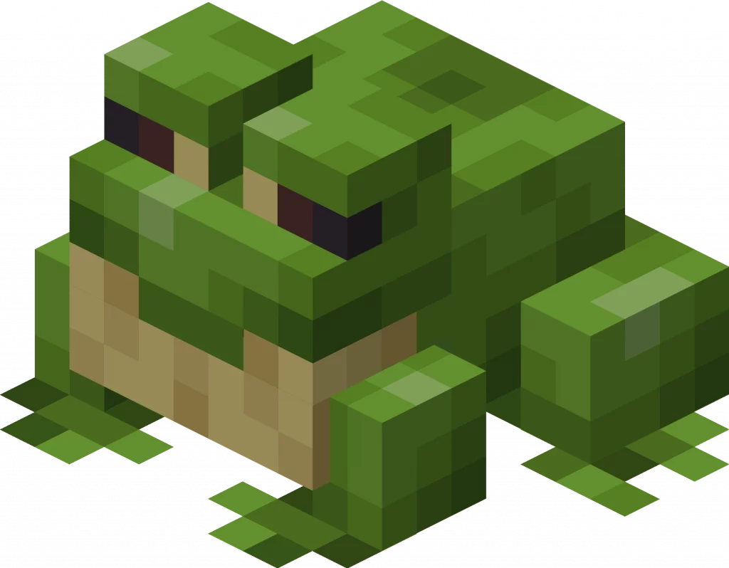 Minecraft Now April: Frog Sitting