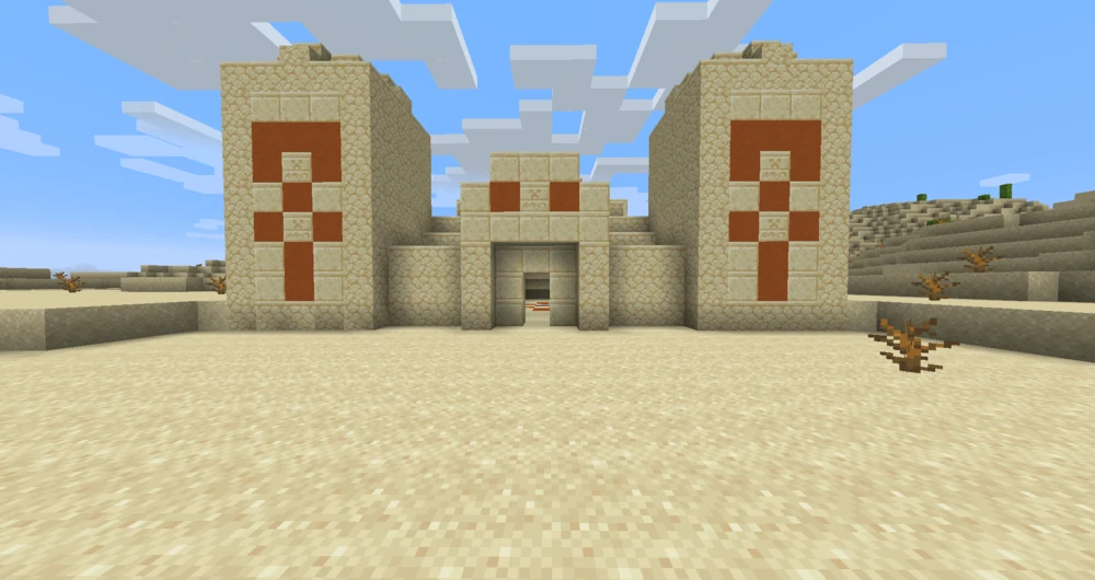 All Vanilla Minecraft Structures: Desert Temple