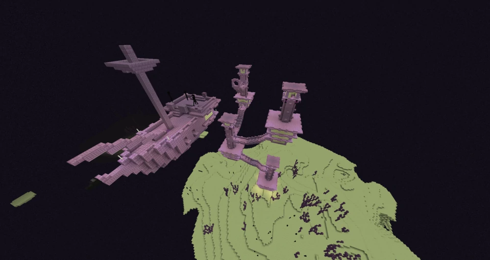 All Vanilla Minecraft Structures: End City