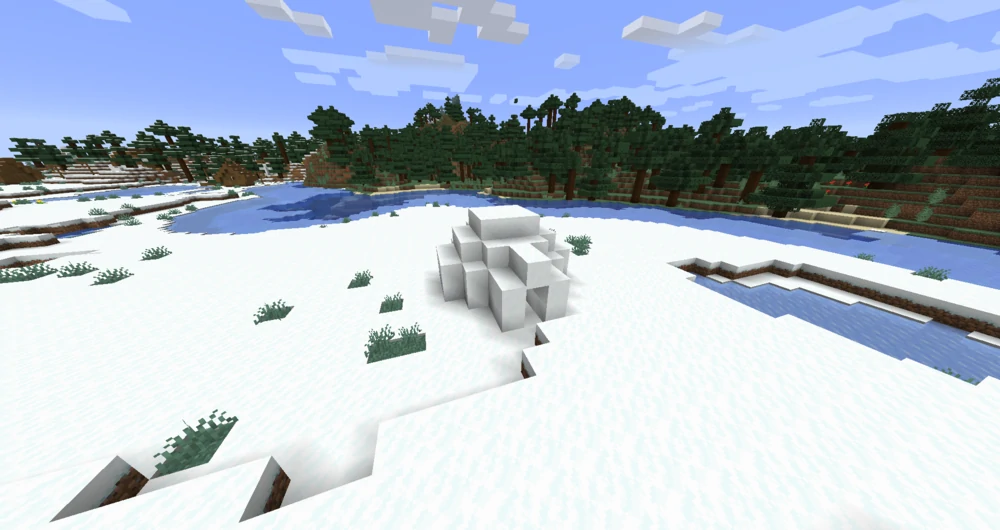 Minecraft Screenshot: Igloo