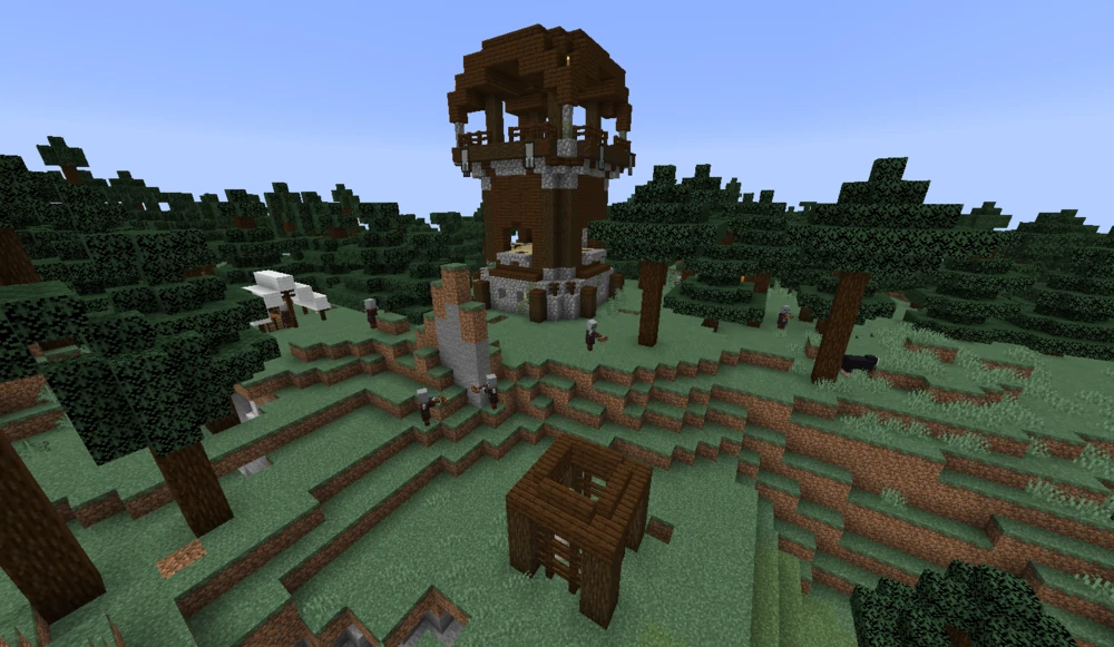 All Vanilla Minecraft Structures: Pillager Outpost