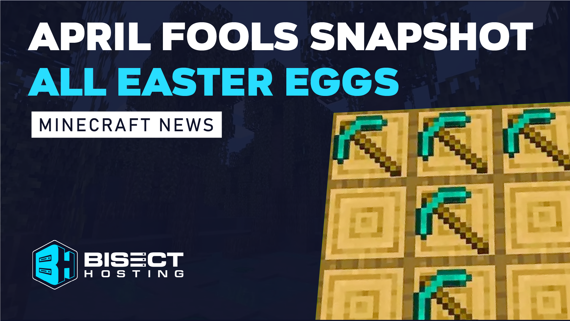 Minecraft April Fools Snapshot All Known Easter Eggs BisectHosting Blog