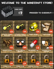 Minecraft Store April Fools Joke Screenshot