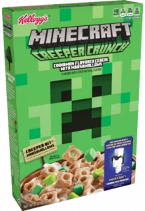 Minecraft Snack - Creeper Crunch Cereal