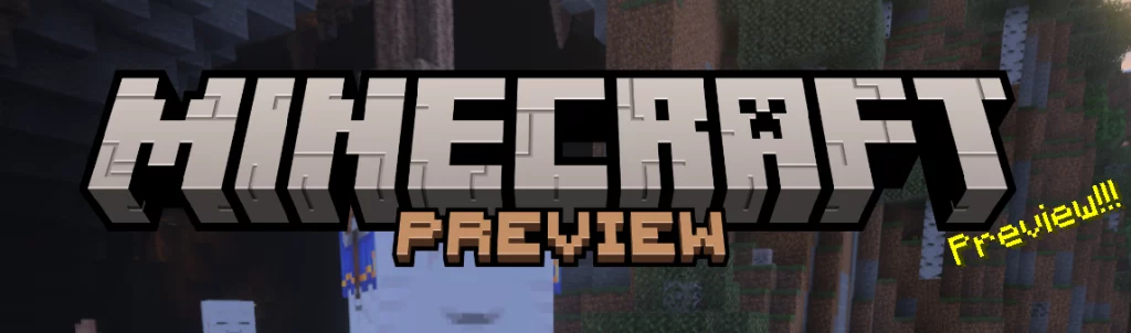 Minecraft Preview Logo