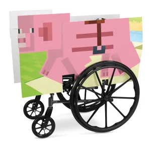 Pig Riding Wheelchair Accessory