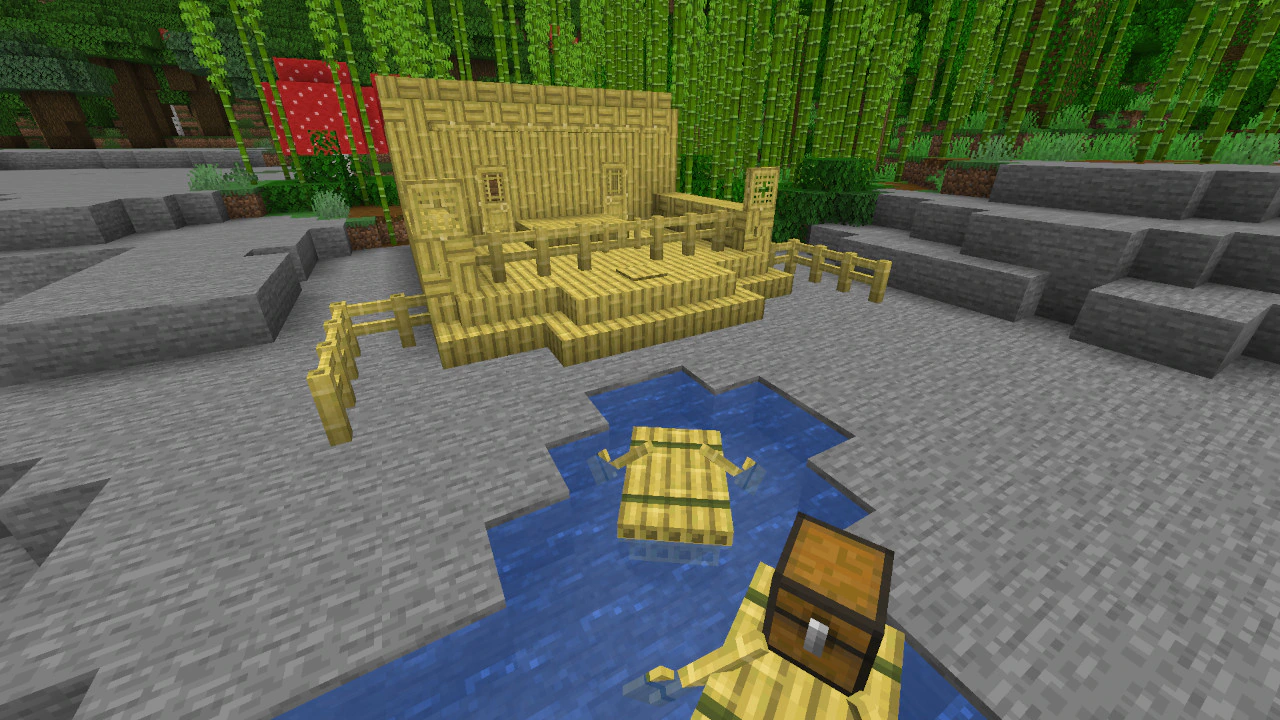 Minecraft 1.20 Bamboo Wood Set