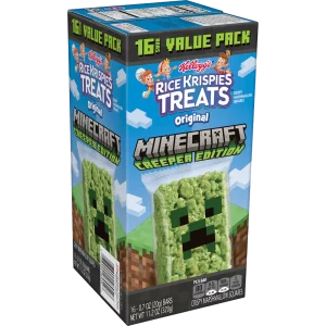 Minecraft Rice Krispies Squares Box