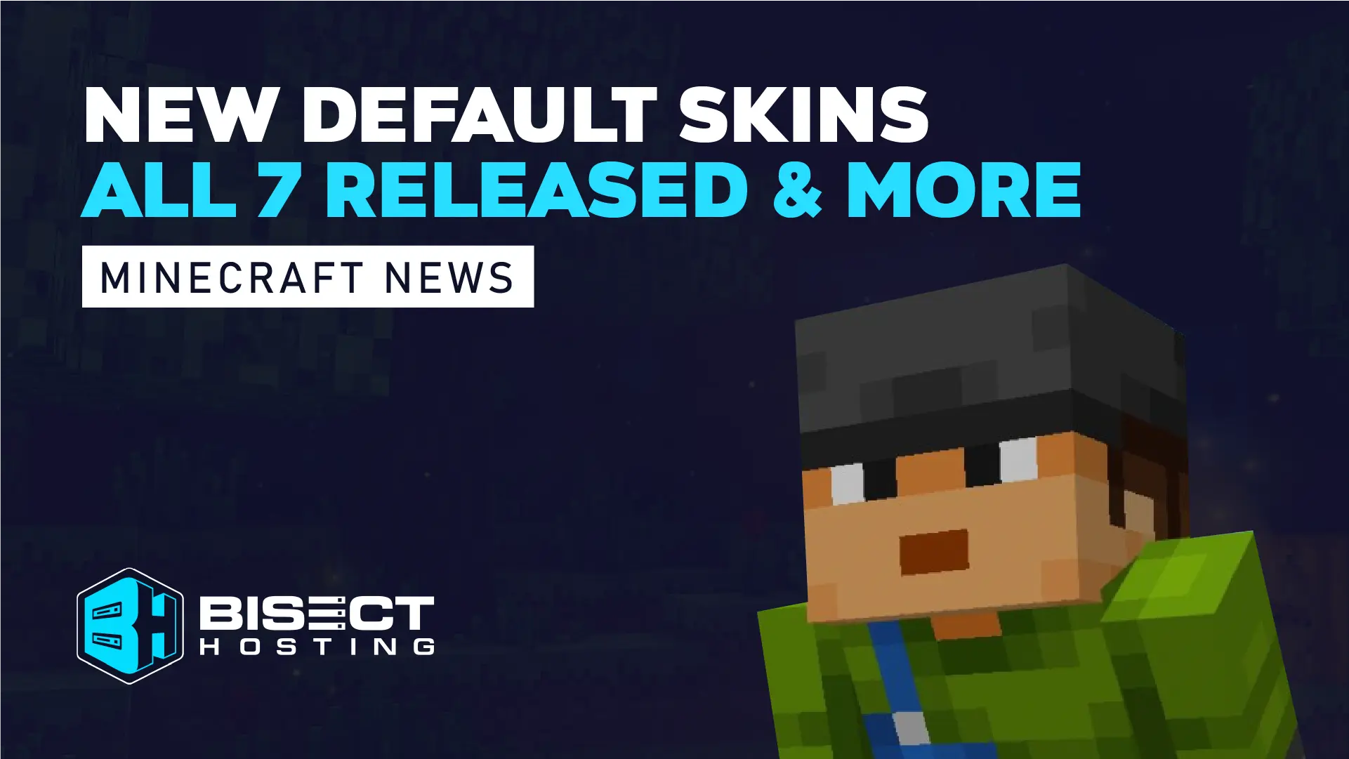 Minecraft Bedrock Edition now has seven more default skins