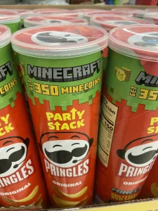 Minecraft Snack - Pringles