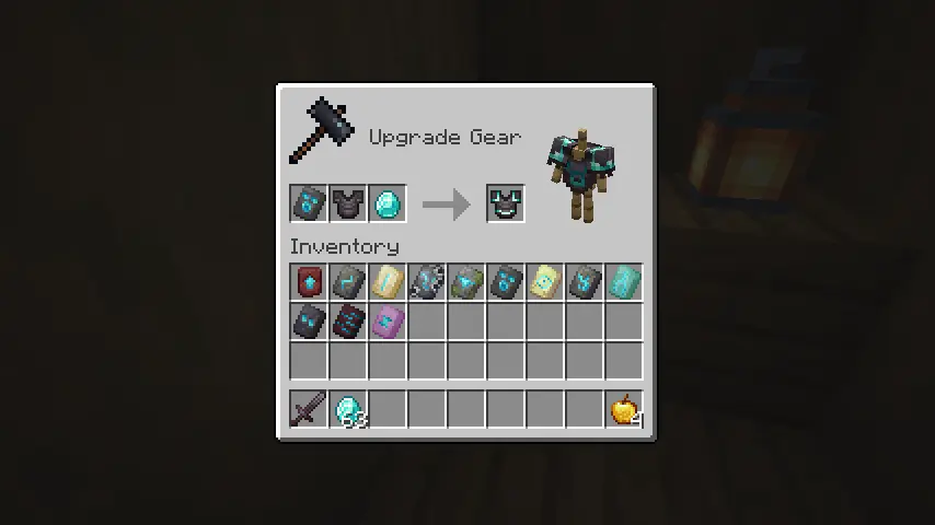 Minecraft 1.20 Armor Trim Screenshot