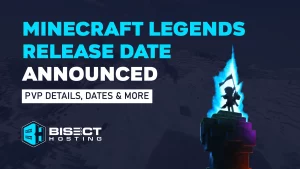 Minecraft Legends Release Date Header Image