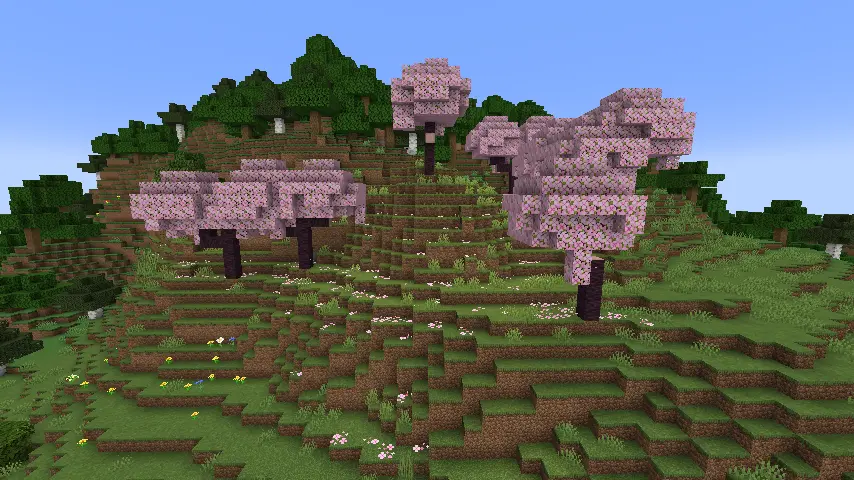 Minecraft Trails & Tales Update: Cherry Blossom Bome, how to play Bedrock  Beta & Java Snapshot - Dexerto