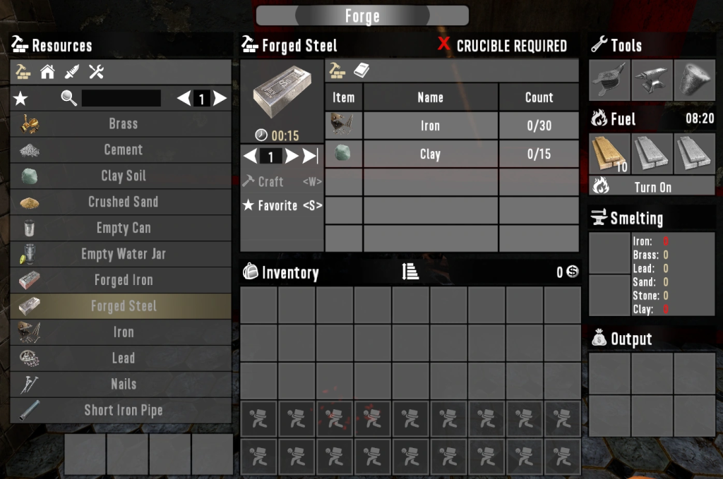 Crafting 7 Days to Die