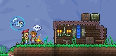 Terraria Beginner House