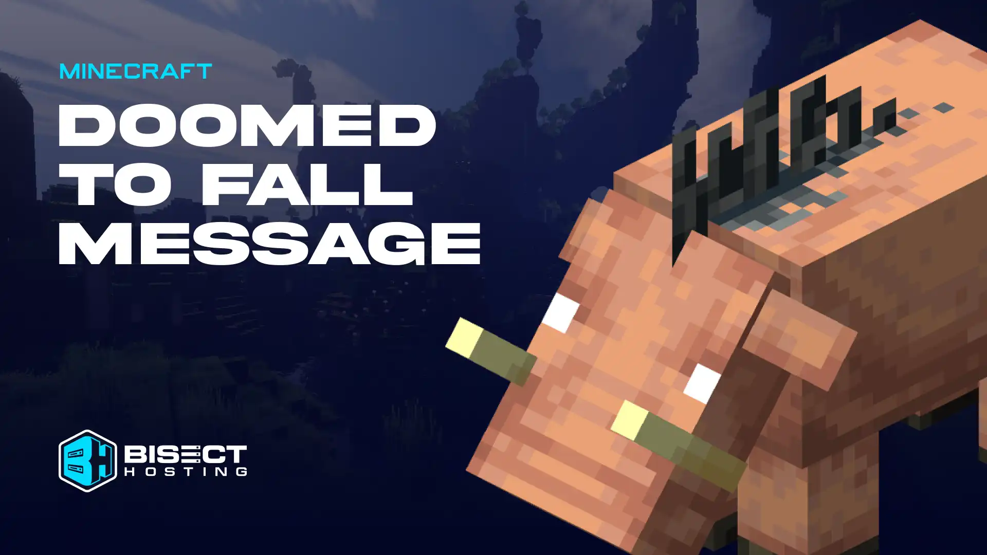 What is the Minecraft "Doomed To Fall" Death Message?