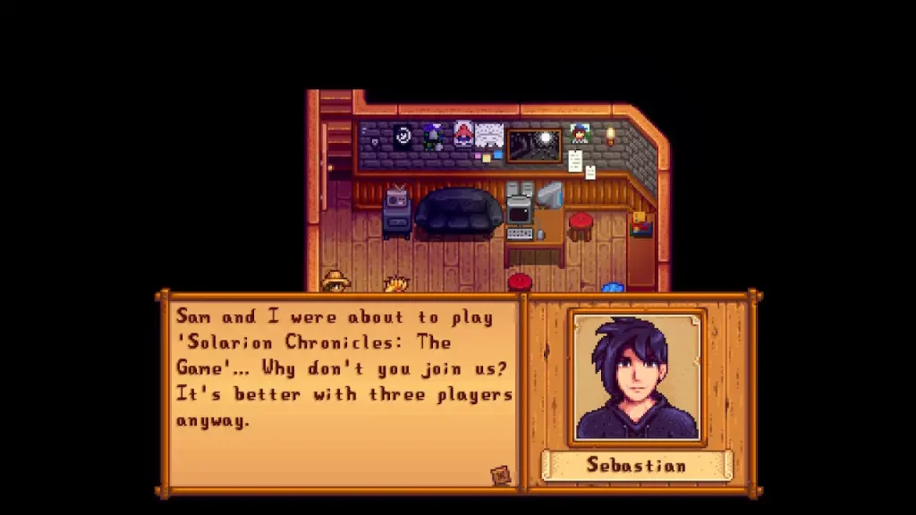 Stardew Valley Sebastian Gift