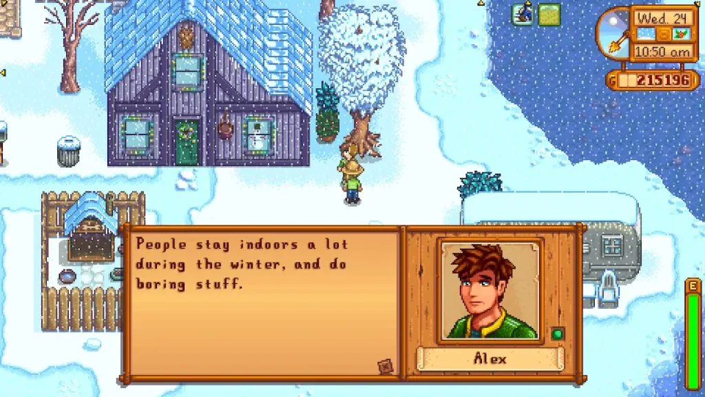 Stardew Valley Alex Heart Event