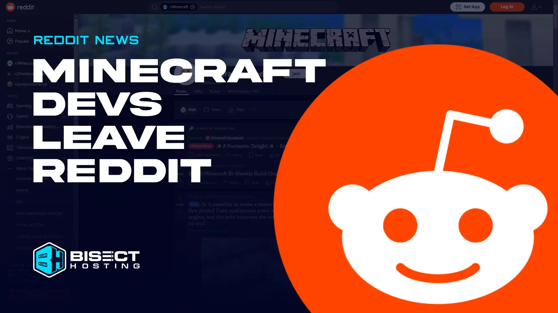 Minecraft Devs Leave /r/Minecraft &amp; Reddit Over API Changes