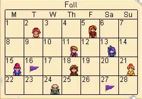 Stardew Valley Fall Events