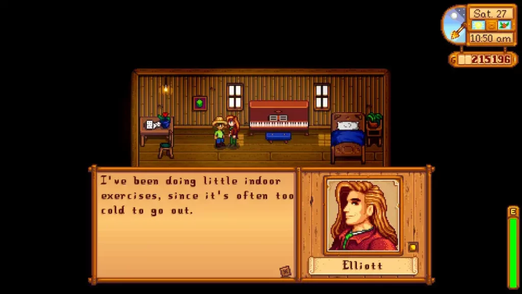 Stardew Valley Elliott Heart Event