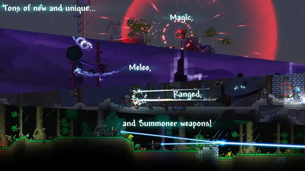 This Terraria Mod has 17 BOSSES