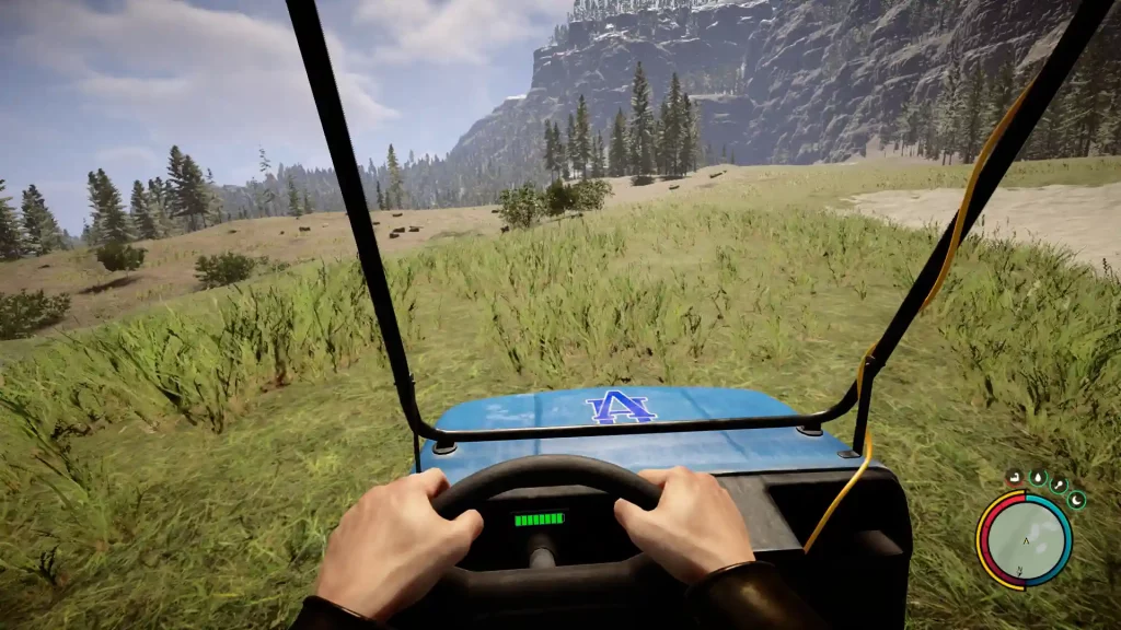 Sons of the Forest Using Golf Cart