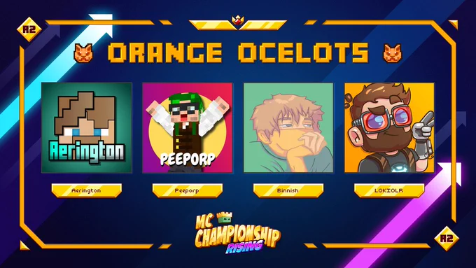 MCC Rising 2 Teams: Orange Ocelots Image