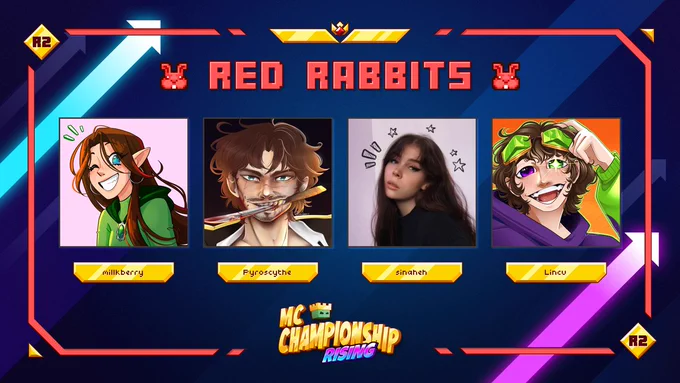 MCC Rising 2 Teams: Red Rabbits Image