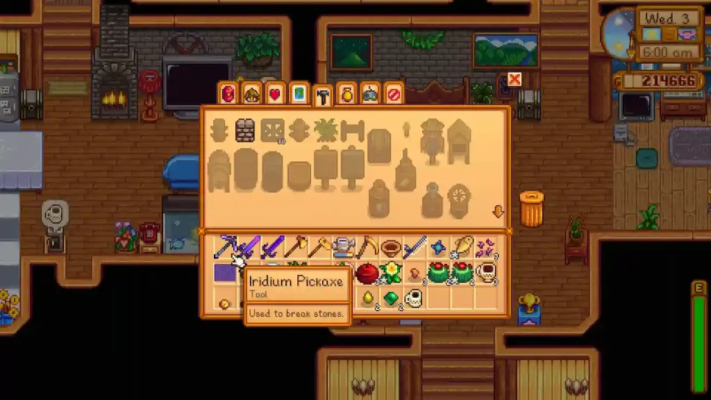 Stardew Valley Iridium Ore Usage