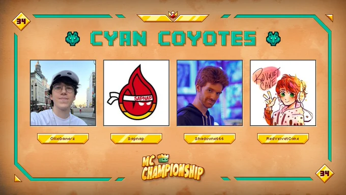 MCC 34 Teams: Cyan Coyotes