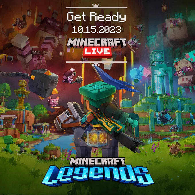 Minecraft Live 2023 Minecraft Legends Promo Image
