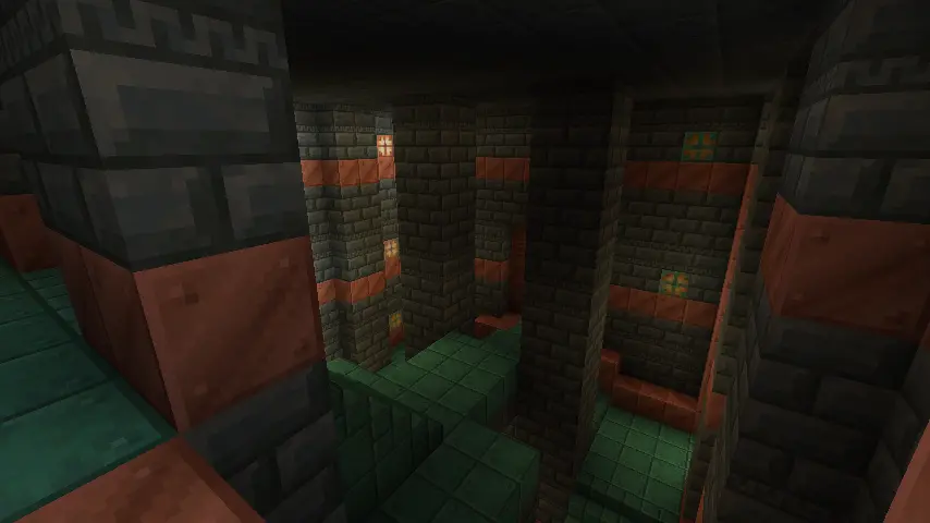 How to Craft a Mace in Minecraft 1.21 Tricky Trials: Trial Chamber Entrance Screenshot