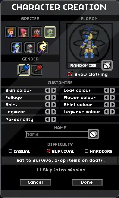 Starbound Floran