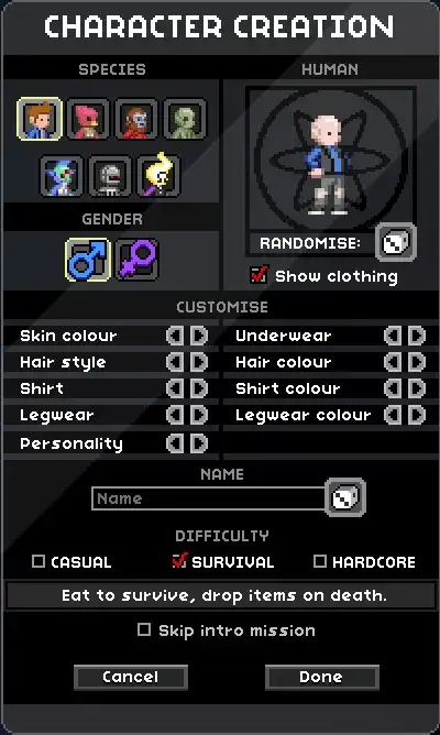 Starbound Human
