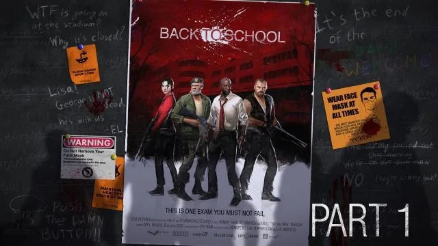 L4D2 Back To School Campaign Poster